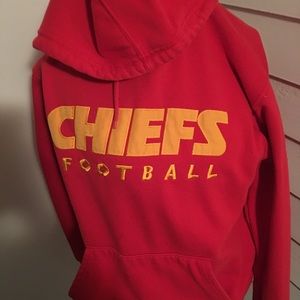Red and gold Chiefs hoodie